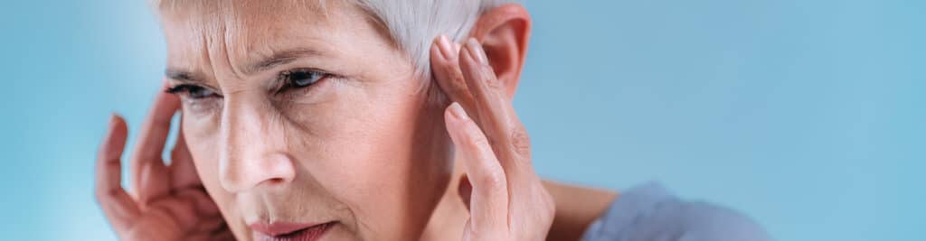 Woman with Tinnitus
